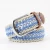 Import Canvas Elastic Belts Stretch Braided Fabric Belt Weave Pin Buckles Colorful Woven Belts from China