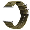Canvas Fabric Nato Nylon loop Watch Band Wrist Straps For Apple Watch Series 4, For Apple Watch Band nylon strap 38mm 42mm