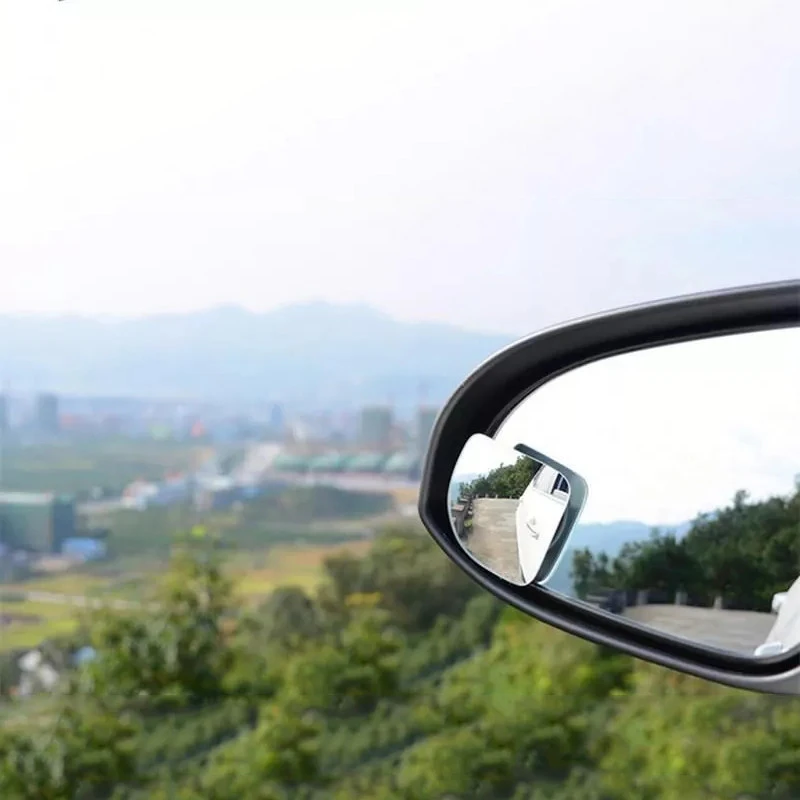 Car Blind Spot Mirror Rear View Auto Motorcycle 360 Degree Adjustable Auto Wide Angle Convex Car Blind Spot Mirror