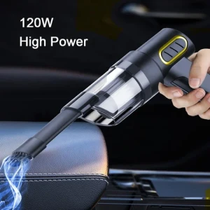 Car Vacuum Cleaner Portable Handheld Auto Vacuum for Wet and Dry Cleaning 120W High Power DC 12V Corded Car Vaccum
