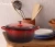 Import Cast iron dutch oven with enamel coating colorful cooking pot with lid from China