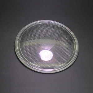 Casting molded headlight lens cover glass lamp shade
