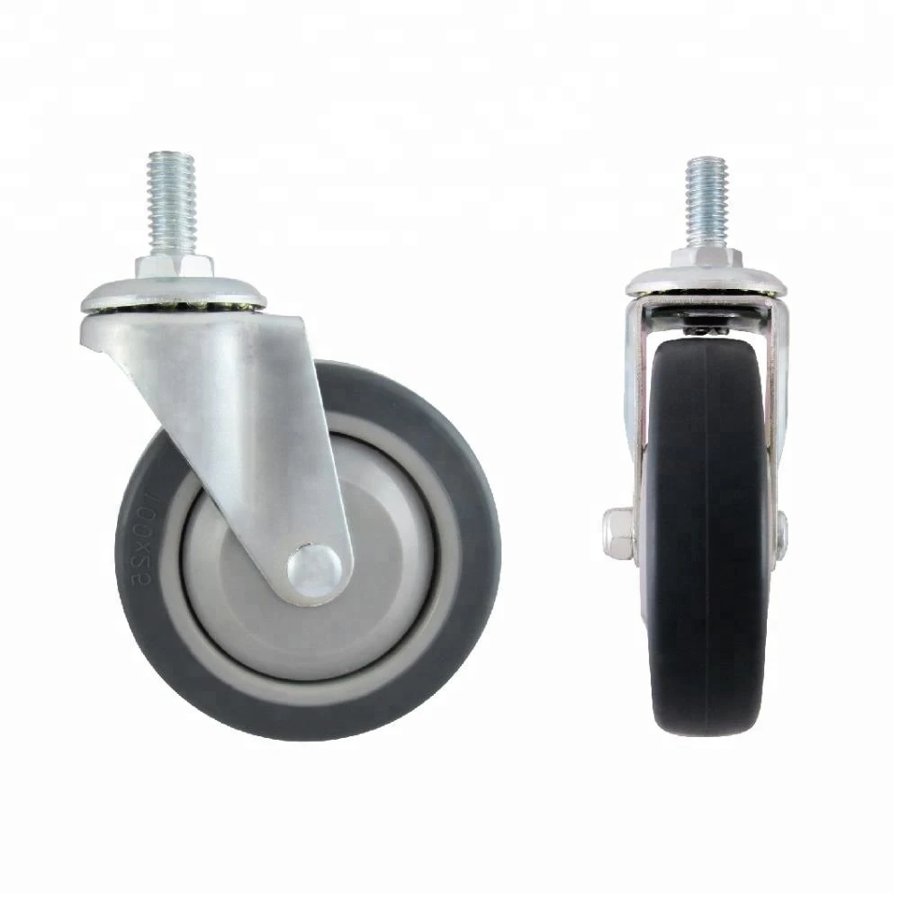 CCE Caster Taiwan 4 Inch TPR Wheel Swivel Stem Casters