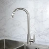 Ceramic Valve Core High Quality Brushed Nickel Stainless Steel Handle Cold Water Faucet For Kitchen Sink
