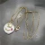 Import CH-CKN0132 freshwater pearl with cz necklace,round pearl cz pendant with fine chain necklace,handmade diy jewelry wholesale from China