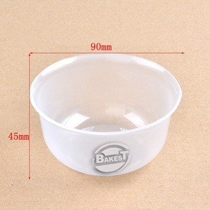 CH36 Translucence PS Bowl Shaped mini eco-freiendly plastic pudding cup
