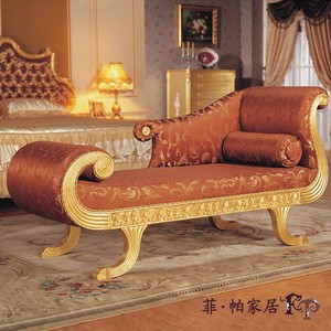 Chaise lounge italian furniture-wholesale italian Classic bedroom chaise lounge