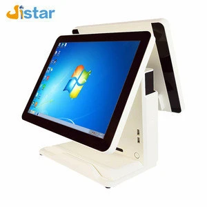 Cheap 15 inch windows pos terminal dual screen touch all in one pos terminal in other computer accessories