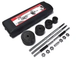 Cheap 20/30/50kg Adjustable Dumbbell Gym Equipment Barbell Black Painting Adjustable Dumbbells Sets