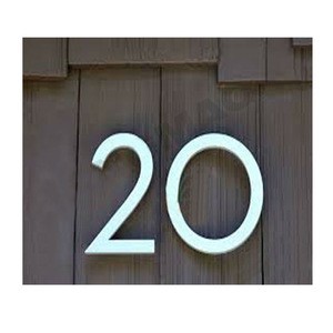 Cheap 3D Aluminum Hotel Door House Number Plaque