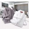 Cheap cotton terry bath robe custom logo shawl collar bathrobes
