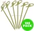 Import Cheap Price Disposable Bamboo Colored Knotted Looped Bamboo Sticks from China