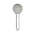 Import cheap price single function bathroom rubber nozzle plastic shower head from China