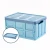Cheap Wholesale Household Organizer Tote Box Stackable Collapsible Home Foldable Plastic Storage Box With Lid