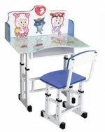 child Furniture set,Beautiful Children study desk and chairs,XM-106