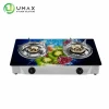 China best price Umax strong grill gas cooker cast iron burner table gas stove cooker