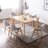 china factory price dining table sets with 6 chairs dining table Rectangle Dining Table Set