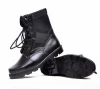 China manufacturer high ankle black jungle genuine leather army boot military black color Combat army military boot