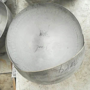 China Professional 500mm to 2500mm Half Steel Sphere