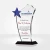 Import China Pujiang  New design crystal Arch Star Shaped Crystal Award Trophy Crafts from China