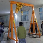 China Supplier 1 2 3 5 7.5 10 12 15 20 Ton Movable Ground Gantry Crane Lifting Mobile Floor Crane