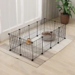 China Wholesale Pet Playpen Exercise Playpen Portable Metal Small Animal Crate Tent Fence Cage and Playpen