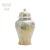 Import Chinese Antique Style White Porcelain Slim Vase, Decoration Gold Flower Pattern Ceramic Vase from China