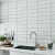 Import Chinese foshan first choice glazed white slim subway porcelain ceramics wall tiles for bathroom from China