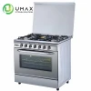 Chinese Stainless Steel 2 Burner Gas Range Multifunctional stove oven integrated machine