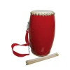 Chinese traditional red festival waist drum