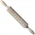 Import Christmas elk printed rolling pin wood laser engraving embossed rolling pin from China