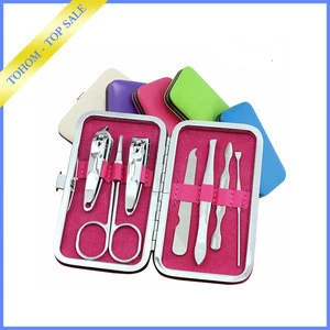 Christmas Holiday Fashion factory price disposable manicure pedicure nail clipper set manicure tools
