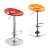 Import Clear Acrylic Bar Stool Modern Design Pink Bar Stools Furniture Adjustable with Footrest Metal Base from China