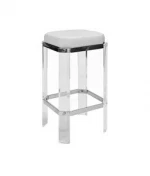 Clear Acrylic Contemporary Bar Stools