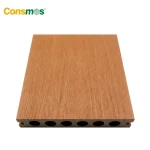 Co-Extrusion Online Embossing Wood Plastic Composite WPC Jetty Decking