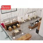 Coffee Shop Decoration Cafe Counter Bar Design Idea Coffee Shop And Bubble Tea Shop