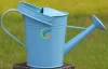 Colorful decorative garden watering metal water cans