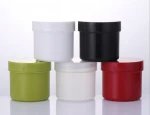 colorful empty plastic cosmetic skin care cream jar 150ml 250ml
