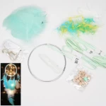 Colorful Handmade DIY Crafts At Home Dream Catcher Making Kit Wall Hanging Decor