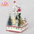 Colorful wooden music box mechanism,Wooden music box for promotional gift,Wholesale cheap christmas tree music box W07B012B
