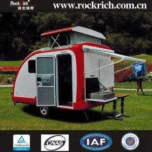 Comfortable 4.5m off road travelling mini camper trailers