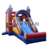 Commercial Inflatable Slide Bouncer Castle ,Funny Inflatable Bouncer With Slide For Kids