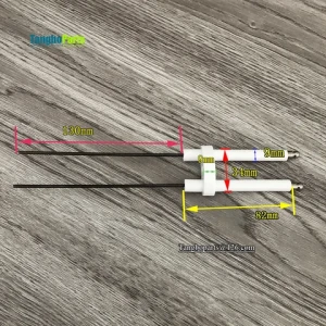 Commercial NG LPG Gas Stove Electronic Igniter Cooking Spare Parts Ceramic H-type Ignition Needle