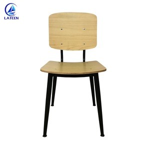 Commercial plywood fast food store chair cafe shop chair furniture