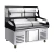 Import Commercial Stainless Steel Ladder Freezer with Sliding Door Classic Style Double-Temperature Display Fridge and Refrigerator from China