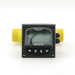 Compact thread Paddlewheel flow meter with pulse RS485