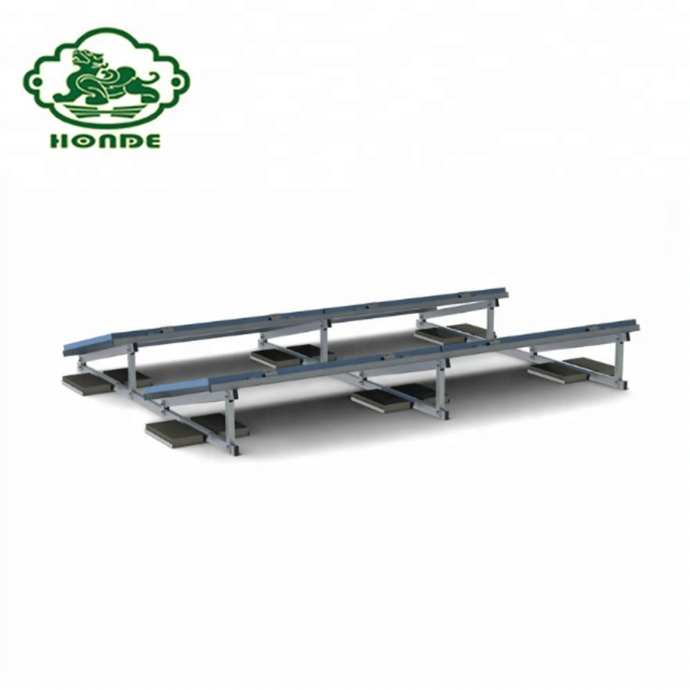 Concrete Base Solar Panel Roof Mounting Brackets System