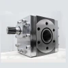 Continuous micro extruding lp hp gear dosing pump