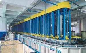 Continuous Vertical electroplating line