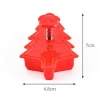 Cookie Chocolate Candy Plunger Cutter Mould 4 Piece Set of Christmas Plastic Cookie Cake Molds